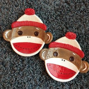 Sock Monkey Mini Dishes